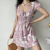 Kukombo Lina Landscape Painting Dress