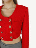 Kukombo Sam Red Tweed Jacket