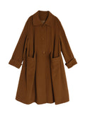 Kukombo Vintage  Wool Caramel Long Coat