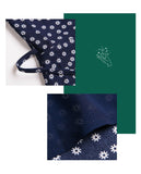 Kukombo Gwyneth Navy Wrap Dress