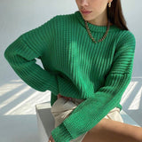 Christmas Gift Hirsionsan Thicken Loose Sweater Women Elegant Autumn Winter Warm Oversized Knitted Pullovers Casual Cashmere Solid Female Tops