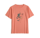 Christmas Gift Hirsionsan Gothic Graphic T Shirt Women 2021 Summer New Oversized Cotton Tees Casual Aesthetic Character Printed O Neck Tops
