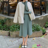 Christmas Gift pure autumn winter bodycon O-neck basic slim A-LINE thick long dress women's dress female basic maix robe dresselegant dress