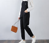 Christmas Gift Denim Overalls Jeans Women Jumpsuit Denim Plus Size Jeans Woman Plus Size Blue Jean Overalls For Women Elegant Autumn