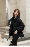 Christmas Gift 2021 New Winter Women's Jacket Thick Warm Bomber Jackets Cotton Padded Parka Coat Female Loose Puffer Parkas Oversize Outwear