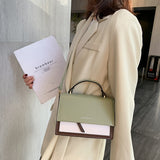 Kukombo Women New PU Leather Crossbody Bags For Women Messenger Bag Casual Panelled Shoulder Daily Lady Small Flap Travel Totes Fashion