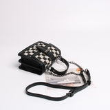 Kukombo New Luxury Designer Bags Women Fashion Chain Crossbody Bags For Women Plaid Handbags Shoulder Bags Messengers Female Bolso Mujer