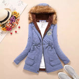 Christmas Gift Fitaylor New Winter Women Jacket Medium-long Thicken Outwear Hooded Wadded Coat Slim Parka Cotton-padded Jacket Overcoat