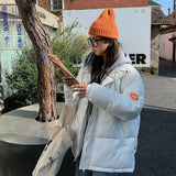 Christmas Gift 2021 New Winter Jacket Coat Women Warm Parkas Snow Wear Thicken Warm Cotton Padded Jacket Female Loose Wadded Jackets Plus Size