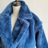 Christmas Gift Candy Color Long Teddy Coat Women Jacket 2021 Autumn Winter Thick Warm Padded Jackets Coats Oversized Ladies Lambswool Fur Coats