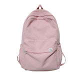 Kukombo New Waterproof Nylon Women Backpack Female Travel Bag Backpacks Schoolbag for Teenage Girls Solid Color Bookbag Mochila Bookbag