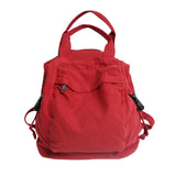Kukombo School Bag Student Shoulders Large Capacity Khaki Backpack Fashion Canvas Backpacks Female College Teen Computer Bag Mochila K109