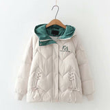 Christmas Gift 2021 Women Winter Warm Thick Hooded Cotton Down Jacket Newest Long Padded Parka For Women Oversize 3XL Winter Loose Cotton Coat