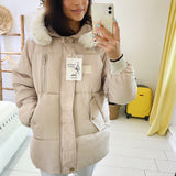 Christmas Gift 2021 New Cotton-padded Clothes Women's Mid-length Winter Jacket Female Thick Ins Bread Clothing Women Loose Padded Coats