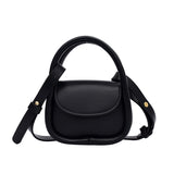 Kukombo  Mini Crossbody Bags For Women Solid Color Leater Cute Shoulder Purse Daily Girls Messenger Phone Bag Top Handle Clutches Purses