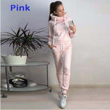 Tracksuit Women 2021 Two Piece Set Women Pullover Hoodies and Jogger Pants Casual Tracksuit Female Sweatshirts Outfits Suits