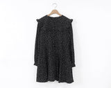 Christmas Gift Summer Womens Dress 2021 Shirt Dress Girls Evening Black Female Vintage Maxi Party Oversize Beach Women Dresses Dot Elegant Prom