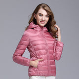 Christmas Gift Winter down jacket women coat warm Ultralight Hooded Jackets Long Sleeve Parka quilted coats Body warmer puffer jacket oversize