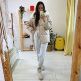 Christmas Gift 2021 New Cotton-padded Clothes Women's Mid-length Winter Jacket Female Thick Ins Bread Clothing Women Loose Padded Coats