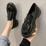 Kukombo sweet lolita Mary Jane shoes women Solid Loafers Zapatos De Mujer 2022 Casual Women Slip on Round Toe Platform Shoes low heels K39