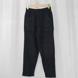 Kukombo New 2022 Autumn Winter Women Pants 3 Colors High Waist Wide Leg  Pockets Ankle-Length Harem Warm Wild Trousers P1058
