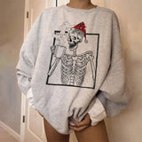 Christmas Gift Christmas tops pullover  women's jacket streetwear pullover sweatshirt vintage 2021 women clothing oversized sweatshirts y2k met