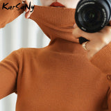 Christmas Gift Women's Sweater Winter Clothes Women 2021 Black Turtleneck Sweaters Winter Warm Women's Turtlenecks Pullover Sweater Autumn Pull