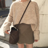 Christmas Gift New Winter Sweater Women Pullover Girls Tops Knitting Vintage Long Sleeve Autumn Elegant Female Knitted Outerwear Warm Sweater