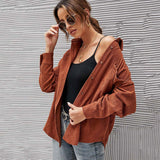 Christmas Gift Autumn Corduroy Jacket Woman Long Shirt Jacket Women Button Coat Jackets Women Fashion Overshirt Loose Coat Female 2021