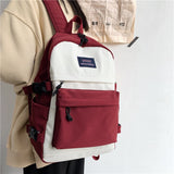 Kukombo Large Capacity Women Backpack Fashion Schoolbag Backpacks for Teenager Girls Female High School College Student Book Bags Female xj0809