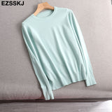 Christmas Gift Autumn Winter O-NECK BASIC  Sweater pullovers Women 2021 Female  loose BOTTOM Sweater Pullover female