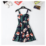 Christmas Gift Marwin New Coming Off Shoulder Ruffle Dot summer Dress women white strap chiffon beach Boho party sexy dresses vestido furits