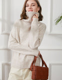 Christmas Gift autumn Winter casual cashmere oversize thick Sweater pullovers Women loose Turtleneck women's sweaters jumper