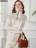 Christmas Gift autumn Winter casual cashmere oversize thick Sweater pullovers Women 2021 loose Turtleneck women's sweaters jumper