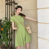 Kukombo Women Dresses Short Sleeve Solid Sexy Stretchy Midi O-Neck Sweet Girls Leisure Slim Skinny Elegant Empire Stylish Streetwear Ins