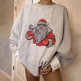 Christmas Gift Christmas tops pullover  women's jacket streetwear pullover sweatshirt vintage 2021 women clothing oversized sweatshirts y2k met