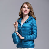 Christmas Gift Winter down jacket women coat warm Ultralight Hooded Jackets Long Sleeve Parka quilted coats Body warmer puffer jacket oversize