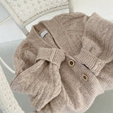 Christmas Gift Short Sweater Cardigan Women's Loose Cardigan Coat 2021 New Spring And Autumn Thickened Knitted Fashion Top