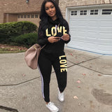 Tracksuit Women 2 Piece Set Loose Comfortable Simple Style Solid Color Long Sleeve Casual Suit Clothes 2020 top Spring Autumn