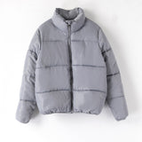 Christmas Gift 8 Colors Bubble Jacket Women Winter Puffer Coat Stand Collar Mint Green Thicken Parka Winterjas Dames
