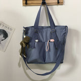 Kukombo  Waterproof Oxford Large Capacity Canvas Girl Shoulder Hand Bucket Bag Basket Female Crossbody Bags For Women Casual Tote Purses