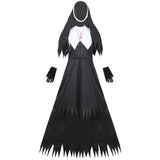 Halloween Kukombo Halloween Costumes Nun Cosplay Costume Women Black Vampire Fantasy Dress Terror Sister Party Disguise Female For Adults