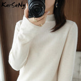 Christmas Gift Women's Turtleneck Sweater Winter Clothes Women Warm Fluffy Women's Jumper Sweaters For Women Turtleneck Woman Sweater Knit Top
