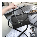 Kukombo Small Square Bags for Women Handbag Tote 2022 Pu Leather Chains Shoulder Crossbody Bag Casual Wild Female Handbags Travel Totes