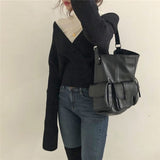Christmas Gift New 2021 Autumn Winter Women Sweaters Knitting V-neck Cross Wild Fashionable Sexy Pullovers Female Lady Tops SW7777