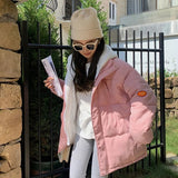 Christmas Gift 2021 New Winter Jacket Coat Women Warm Parkas Snow Wear Thicken Warm Cotton Padded Jacket Female Loose Wadded Jackets Plus Size