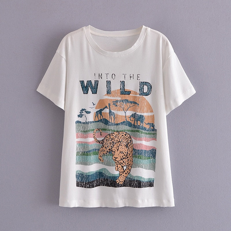Kukombo Super Chic White Graphic Tees Women Cotton New Oversized T-Shirt Summer Casual White Graphic Loose Tees Women Tops