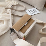 Back To College 2023 Broadband Female Bag New Shoulder Bag Ladies Messenger Bag Luxury Designer Long Belt Bag Ladies Bag Purse Mobile Phone Bag
