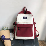 Kukombo Large Capacity Women Backpack Fashion Schoolbag Backpacks for Teenager Girls Female High School College Student Book Bags Female xj0809