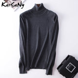 Christmas Gift Turtleneck Sweater Women Winter Wool Long Sleeve Women's Cashmere Sweater Women Pull Femme Knit Pullover Womens Sweaters 2021